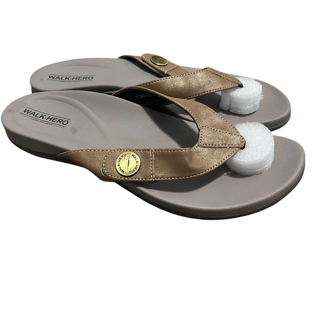 NWT Walk Hero size 11 US women’s arch support flip flops